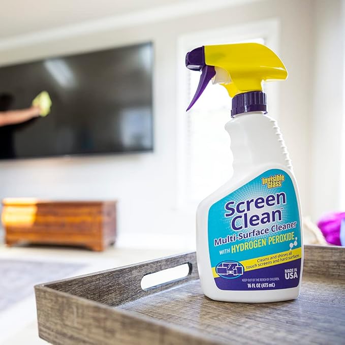 Invisible Glass 92013-2PK 16-Ounce Screen Clean Multi-Surface Cleaner Perfect for Touch Screens, Smart Phones, Tablets, Laptops, Glass, and Electronics, Pack of 2