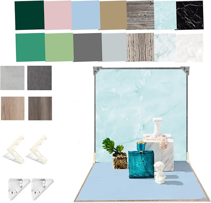 9PCS Product Photography Backdrop Board by Exzycke