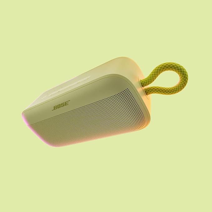 Bose SoundLink Plus Portable Bluetooth Speaker, Wireless Outdoor Speaker, Up to 20 Hours Battery Life, Waterproof and Dustproof, Citrus Yellow - Limited Edition Color