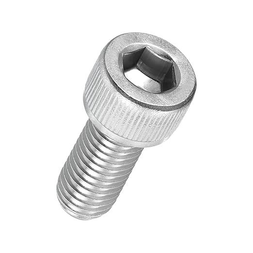 Kozelo 20pcs Socket Head Cap Screws - [M10-1.5 x 25mm] 304 Stainless Steel Allen Socket Drive for Electrical Motor 3D Printing Fan Engine Replacement Use, Silver