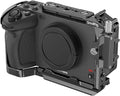 SmallRig Cage for Sony FX30 FX3 FX3A with Cable Clamp for HDMI, Classic Bright Black Surface, Included Cold Shoe and NATO Rail, Modular Design Compatible with Original XLR Handle