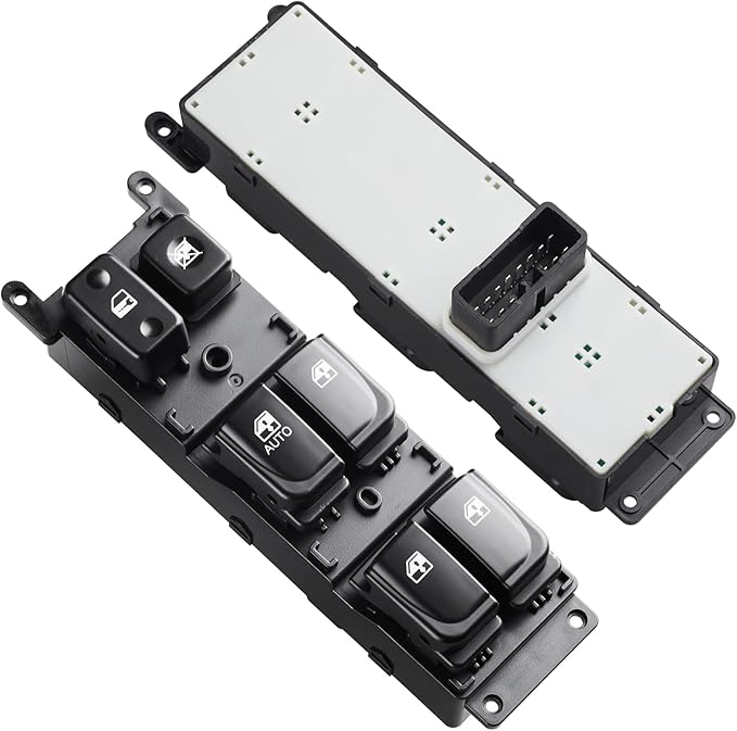 SCHUSSPART Front Left Driver Side Master Power Window Control Switch Button with Door Lock Switch Compatible with Hyundai Sonata 2006-2008 L4 V6 2.4L 3.3L Replaces# 935703K010 935703K010QS 1S9314