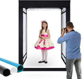 48"x56"x40" Large Photo Studio Light Box Photography, 6 Light LED Panels by Hongbang