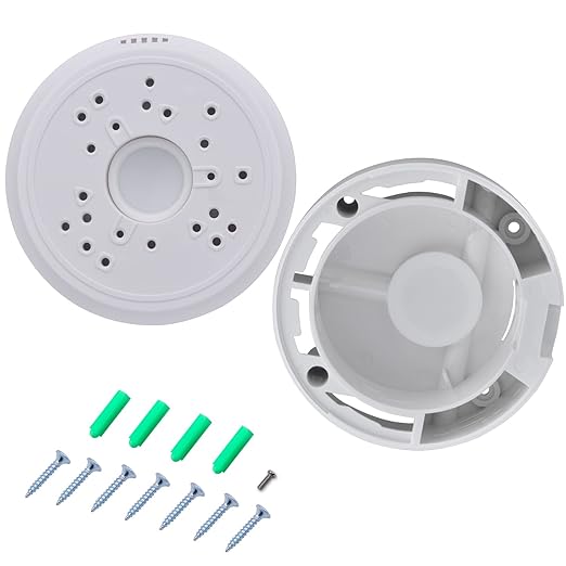 Universal Junction Box for Bullet Security Camera, Dome Camera Junction Box Mount, Indoor/Outdoor Wall Ceiling Mount Hide Cable Junction Base Boxes for Reolink Solar Panel (2pcs)