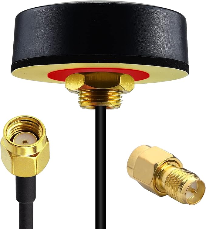 Dual Band 2.4 5.8 GHz WiFi Antenna, 5dBi Mini Omni-Directional RP-SMA Male by YOTENKO