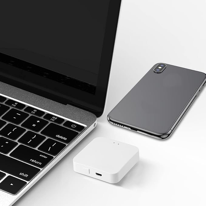 Mini Gateway, Gateway Smart Gateway Remote Control Micro USB Port Gateway Hub Remote Control Smart Hub for TUYA for Home Appliances