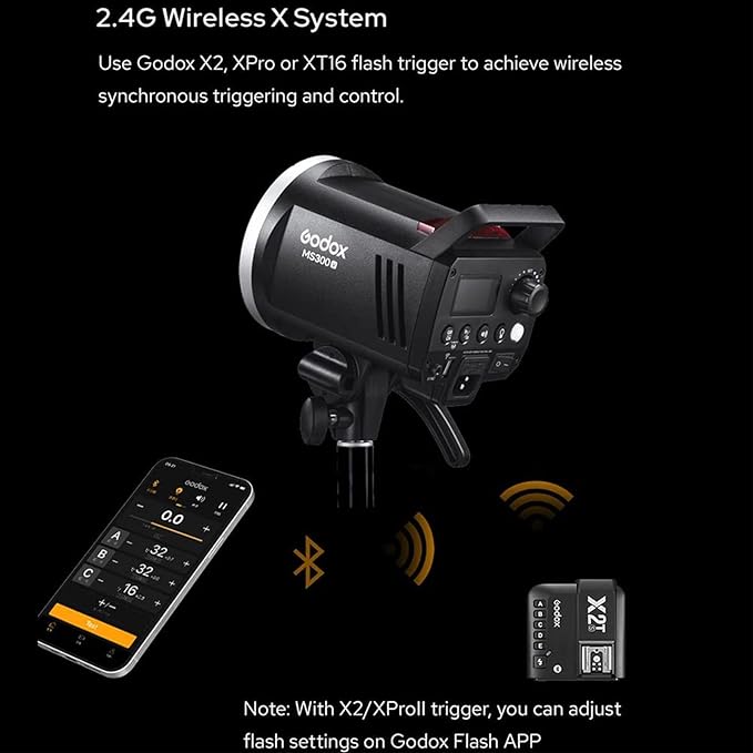 Godox MS300V MS300-V Compact Studio Strobe Flash Light - 300W - Image 5