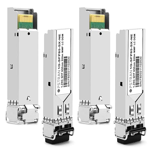 OPSTRAN 1000BASE-SX SFP Optical Transceiver Module Compatible with Netgear AGM731F 850nm 550m DDM Duplex LC MMF 4pcs/Pack