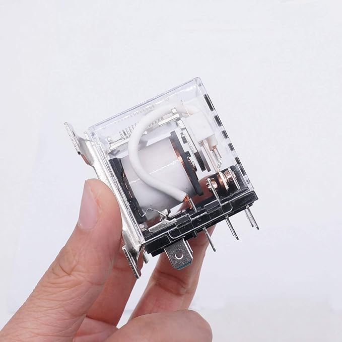 TWTADE/JQX-12F-2Z AC 110V Coil Voltage 30A DPDT 2NO+2NC General Purpose High Power Relay 8 Pin