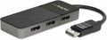StarTech.com 3-Port DisplayPort 1.4 Splitter, DisplayPort to 3x DP Multi-Monitor Adapter, Triple 4K Computer MST Hub, USB Bus-Powered, Windows Only (MST14DP123DP)