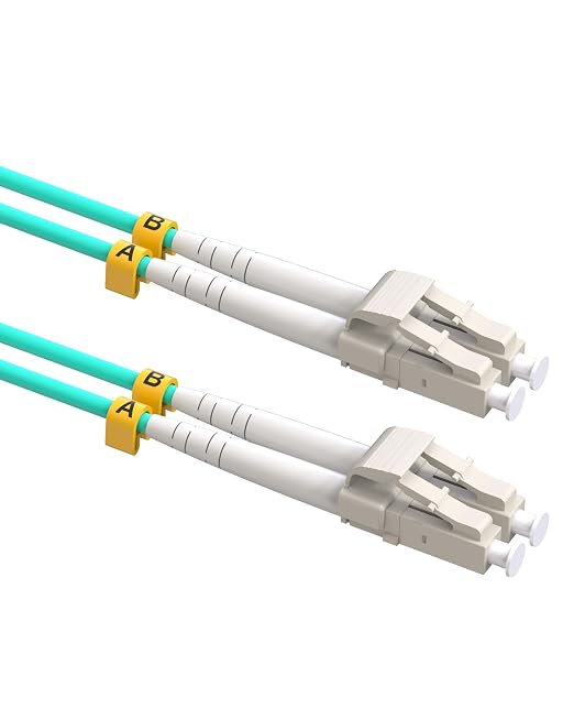 Fiber Patch Cable, 10G/40G LC to LC OM3 Fiber Optical Cables Multimode Duplex by VANDESAIL