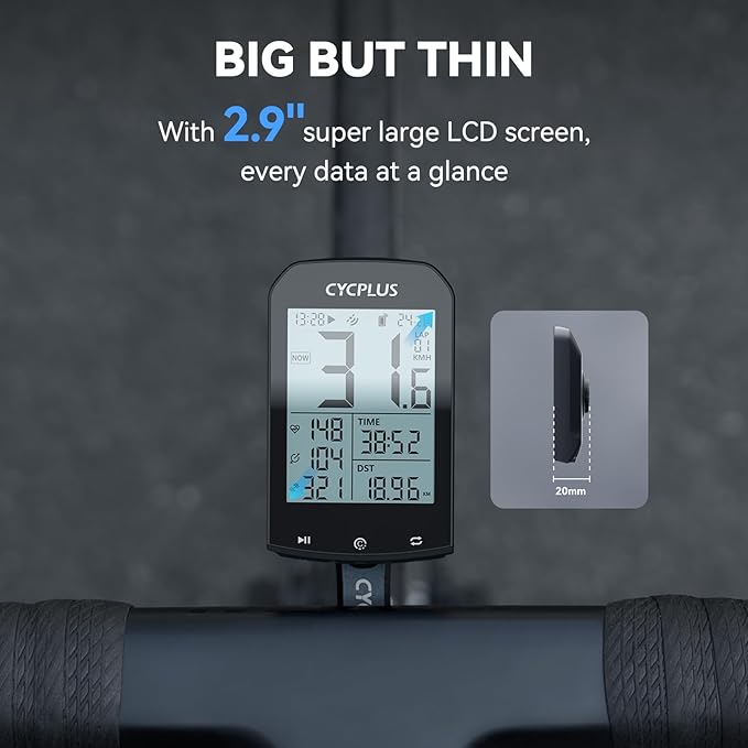 CYCPLUS GPS Wireless Bike Computer, Cycling Computer GPS - Image 2