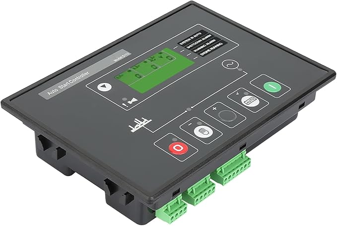 Generator Electronic Controller Module Control Panel with 132 x 64 Pixel LCD Display Compatible with DSE5110, Features Maintenance Cycle Reminders and Remote Network Monitoring