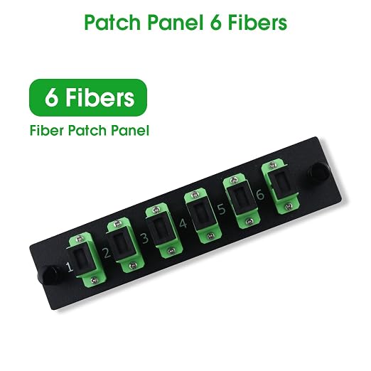6 Simplex SCAPC Fiber Patch Panel - Image 4