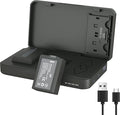 LP-NP-FW50 Battery Pack and Portable Charger, LP 2-Pack Replacement Battery by LP