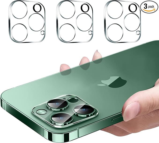 3PCS Rear Back Camera Lens Protector Tempered Glass by Hlija