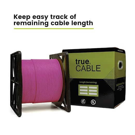 TRUE CABLE 6 Strand Bulk Fiber Optic Cable, Indoor Tight Buffered Distribution - Image 3