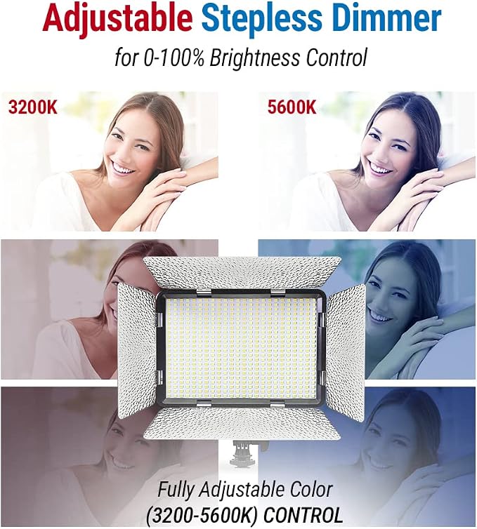 Vidpro LED-530 Photo and Video Light Kit - Image 8