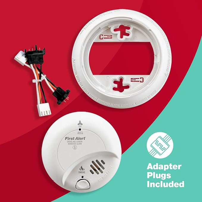 FIRST ALERT SC9120B Corded Electric Combination Alarm - Image 5