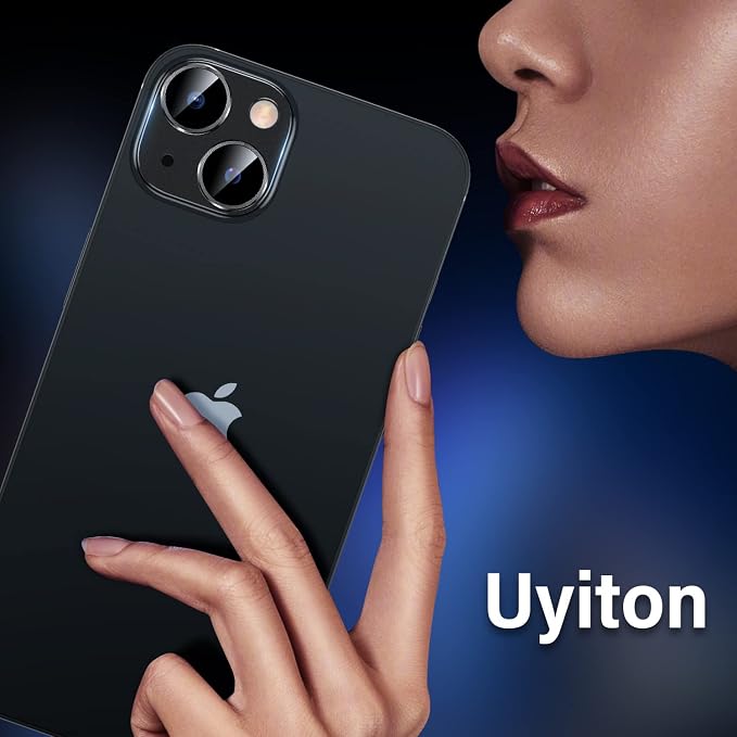 Uyiton for iPhone 14 /iPhone 14 Plus Camera Lens Protector, 9H Tempered Glass - Image 7