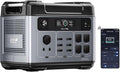 OUKITEL P2001 Plus 2400W Solar Generator(2025 NEW), 2048Wh Solar power station with 4 AC Outlets (5000W Peak), 1.5H Full Charging, APP Control Battery Backup for Home, Camping & RVs