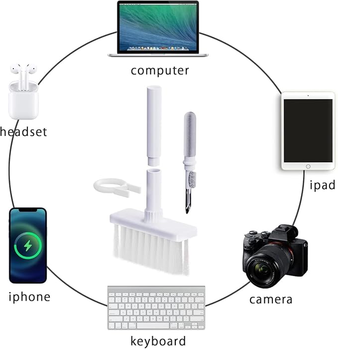 5 in 1 Keyboard Cleaning Brush Kit, Cleaning Tools - Image 5