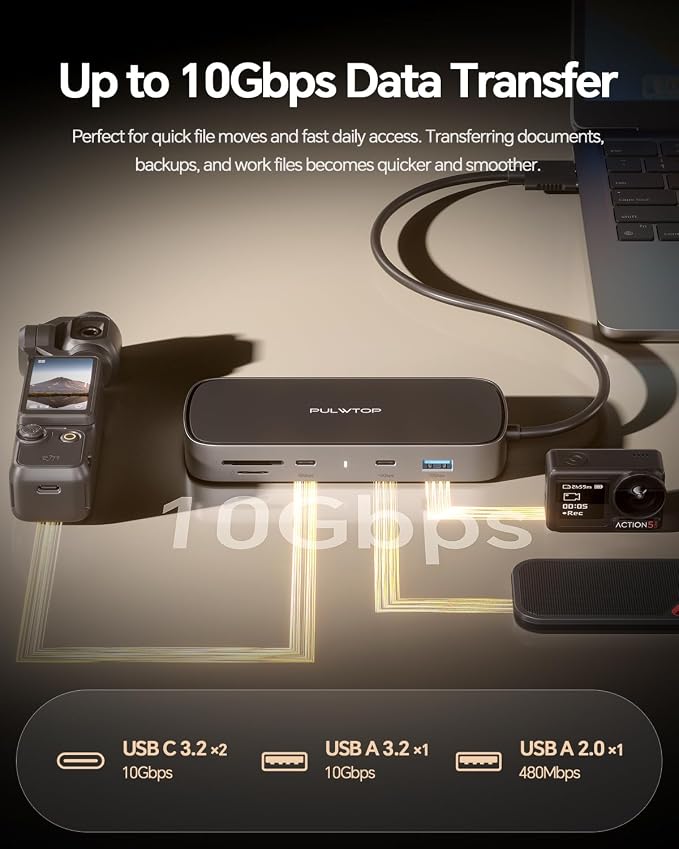 MacBook Pro Docking Station Dual Monitor 4K@60Hz - Image 6