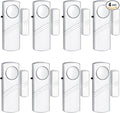 Security Door Window Alarm, Wireless Sensor Door Window Burglar Alarm, Door Alarms for Kids Safety, Easy Installation Doorbell Alarms for Office House Window Pool (8 Pack)