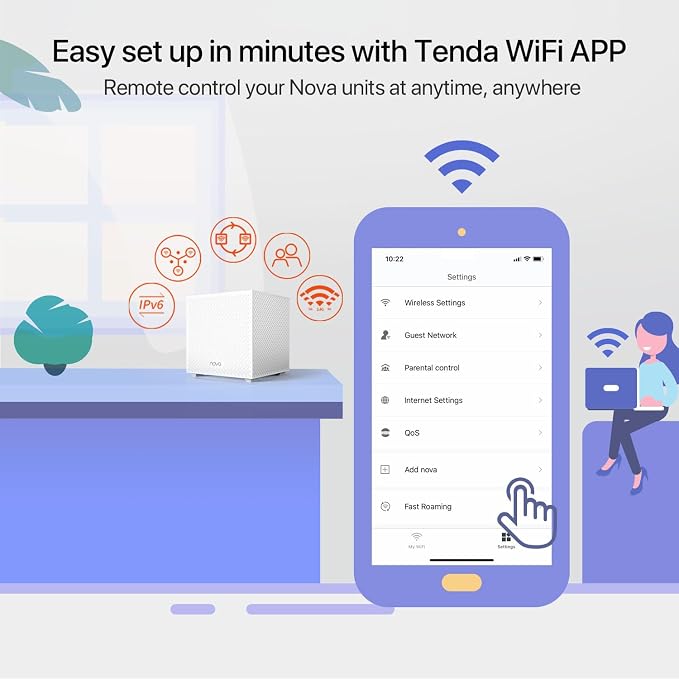 Tenda Nova Mesh WiFi System MW12 - Image 5