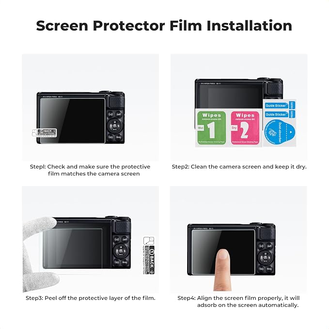 K&F CONCEPT 3 Pack Screen Protector Compatible - Image 6