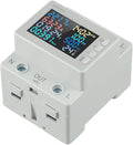 LCD Digital Energy Meter, Single Phase Energy Meter, Din Rail Electricity Usage Monitor, Power Usage Monitor AC170V~270V Power Voltage Meter(KWS-302)