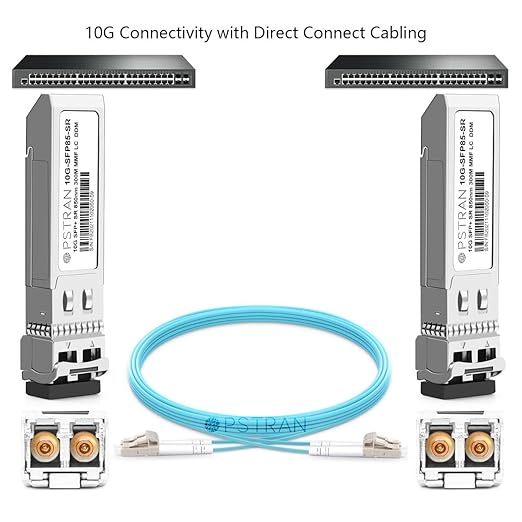 OPSTRAN 10GBASE-SR SFP+ Optical Transceiver Module Compatible with Extreme 10301 10GB-SR-SFPP 850nm 300m DOM Duplex LC MMF 4 Pack
