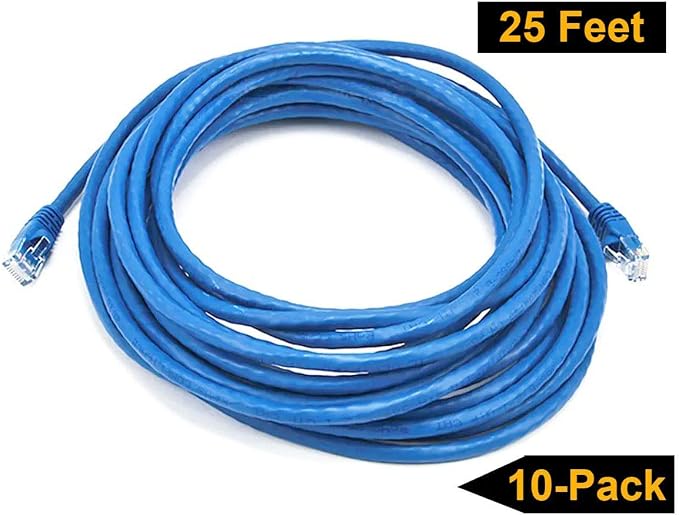 iMBAPrice 1' Cat5e Network Ethernet Patch Cable, 10 Pack - Image 7