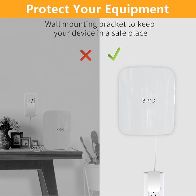 Mamerry Wall Mount Bracket for eero Pro 7 Router - Image 5