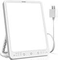 SUXIO Light Therapy Lamp - 10000 Lux Therapy Lights Lamp, 3 Timer & Mode Sunlight Lamp, Memory Function Daylight Lamp, Portable Light Box Therapy Use As Lift Mood, Happy Lamp for Home/Office/Travel