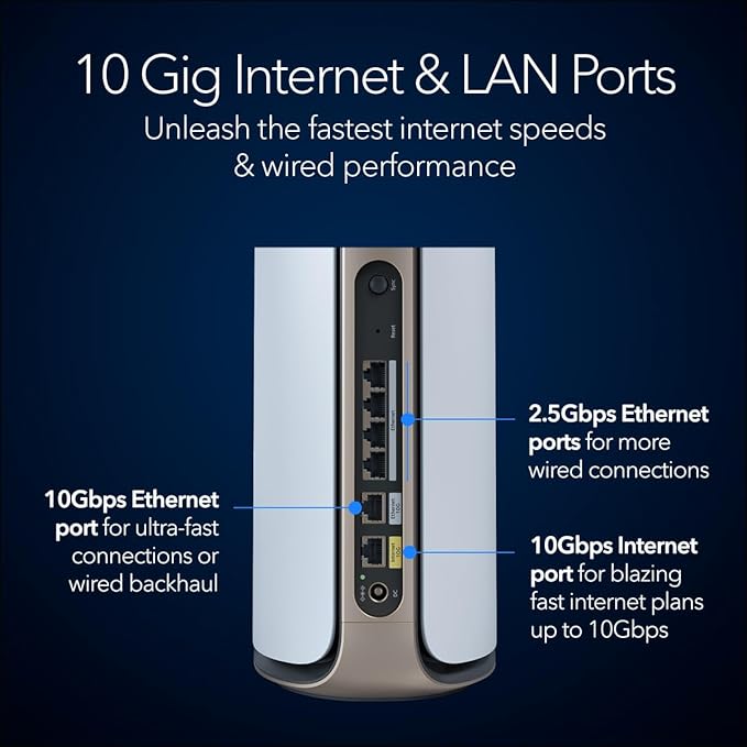 NETGEAR Orbi 970 Series Quad-Band WiFi 7 Mesh Network System - Image 5