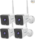 Septekon 4 Pack Outdoor Security Camera 2K，WiFi Cameras by Septekon