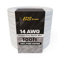 GS Power 100 Ft Duplex Marine Wire, 14 Gauge Wire, Oxygen-Free Tinned Copper 14 AWG Electrical Boat Wiring, Sheathed Copper Marine Grade Electrical Cable for Boat Automotive RV Camper Trailer