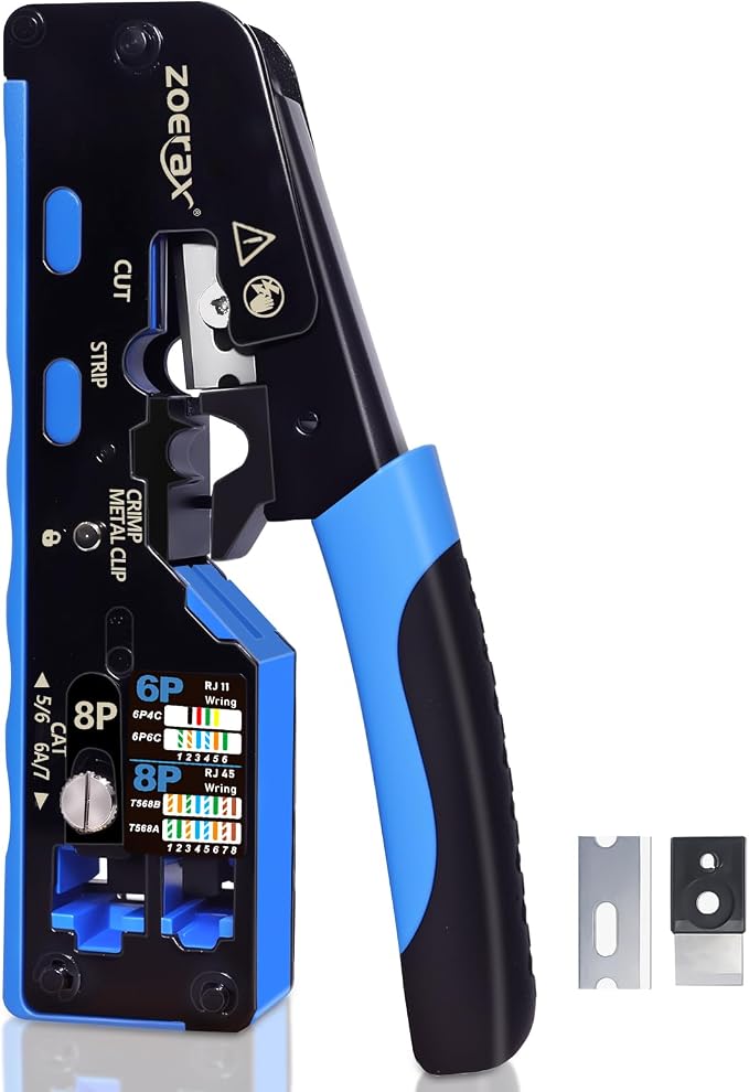 All-In-One RJ45 Crimp Tool by ZoeRax