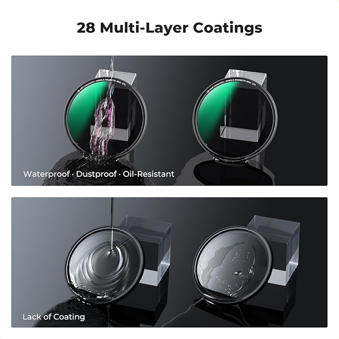 K&F Concept 77mm Magnetic CPL Filter Polarizing, Magnetic Adapter Ring - Image 7