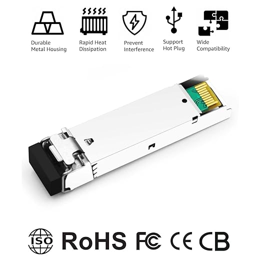 OPSTRAN 10GBASE-ER SFP+ Optical Transceiver Module Compatible with Brocade 10G-SFPP-ER 1550nm 40km DOM Duplex LC SMF