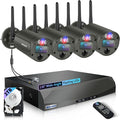 【2-Way Audio & 90 Days Storage】 Wireless Security Camera System, Wireless by WEILAILIFE