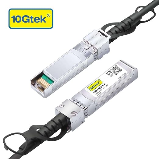 10GTEK 10G SFP+ DAC Twinax Cable, SFP+ to SFP+ Direct Attach Copper Passive - Image 2