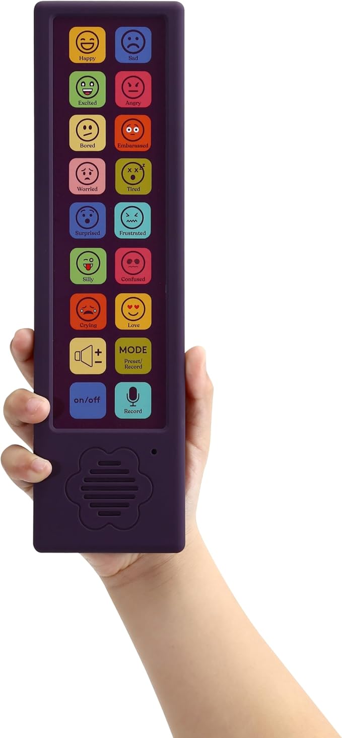 Special Supplies Emotions & Feelings AAC Communication Device – Emotion & Calm-Focused Speech Therapy Aid for Nonverbal Kids & Adults – Talking Device for Home & School