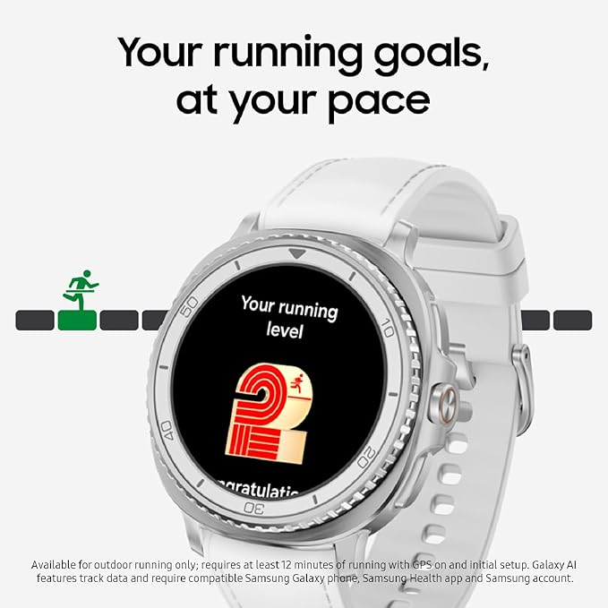 Samsung Galaxy Watch 8 Classic (2025) 46mm Bluetooth Smartwatch, Cushion Design, Rotating Bezel, Quick Button, Sleep Coaching, Running Coach, Energy Score, Black [US Version, 2 Yr Warranty]