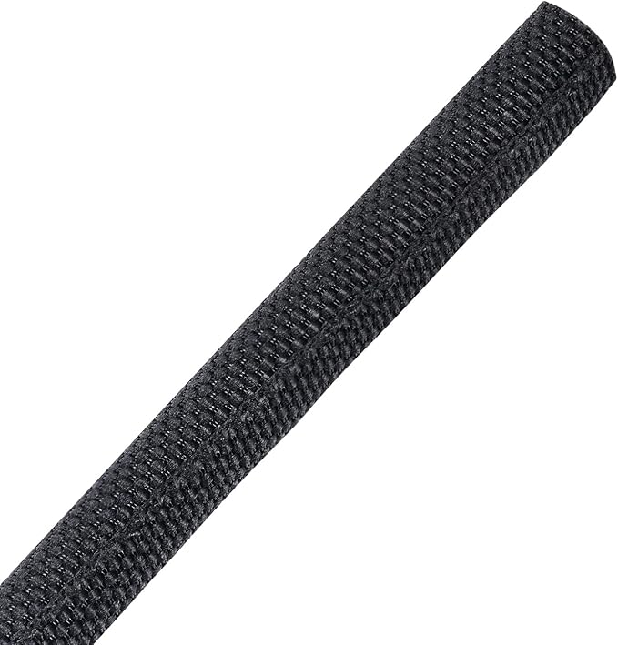 Sonoreboom Self Wrapping-Wire-Loom Black Braided Cable Sleeve for Automotive Wires/Audio Video Cable/Multi-Cable Strings (1/4" - 36 Feet)