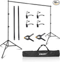 EMART Photography Backdrop Stand, 8 x 8 ft Adjustable Photo Background Holder by EMART