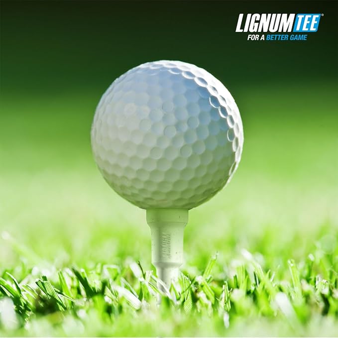 LIGNUM Unbreakable Microwood Golf Tees 50x More Durable/Adjustable Golf Tee/Innovative Wood Fiber and Natural Adhesives/Golf Tee, Golf Tees, Tees Golf, Golf Ball Tees/Pack of 3
