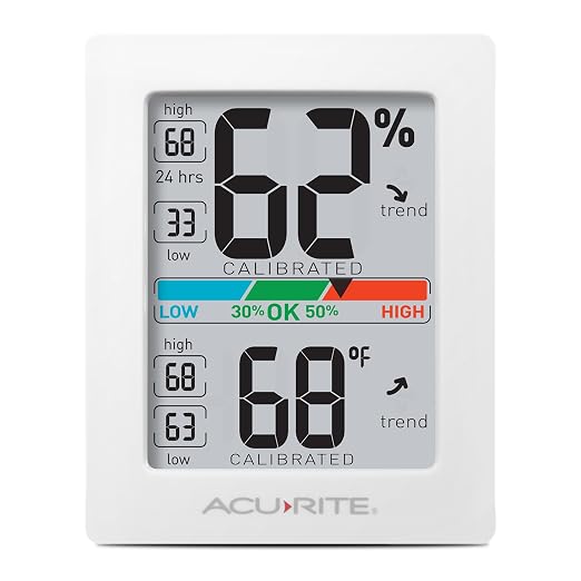 AcuRite Humidity Meter Hygrometer and Indoor Digital Thermometer by AcuRite