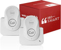 Hosmart Intercoms Wireless for Home, 2024 New Rechargeable Full Duplex Caregiver Pager for Elderly Senior, Two-Way Real-time Talk, Portable Personal Alert, Call/Monitor Button for Home Safety